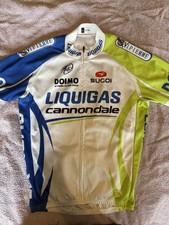 Dominik Nerz Liquigas Cannondale Team Jersey Size Large Vintage Retro Cycling