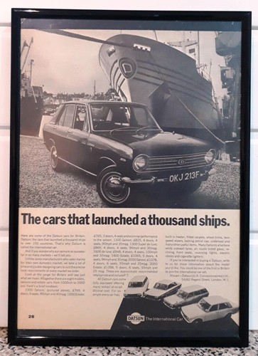Framed original classic car - classic,