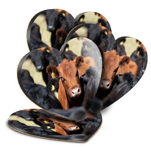 Heart mdf coaster aberdeen - heart,