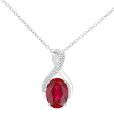 Naava 9ct White Gold Oval