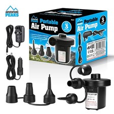 Electric Air Pump Inflator for Inflatables Camping Bed Mattress Swimming Pool