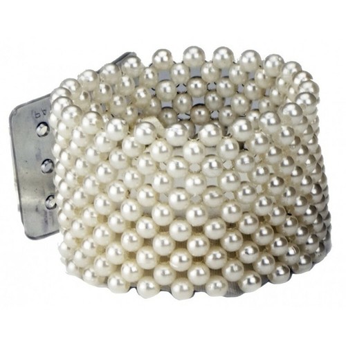 Ivory pearl corsage bracelet - pearl,