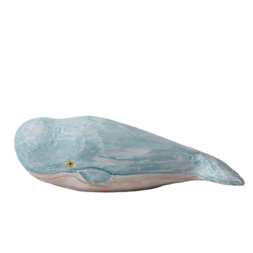 Handmade wooden whale - handmade,
