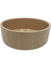 MASON CASH Heavyweight Ceramic Dog Bowl 17cm Beige Mason Cash TH