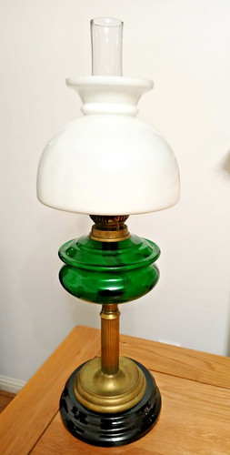 Antique oil lamp duplex - oil,