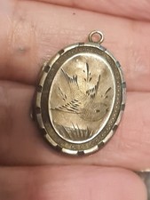 silver victorian locket