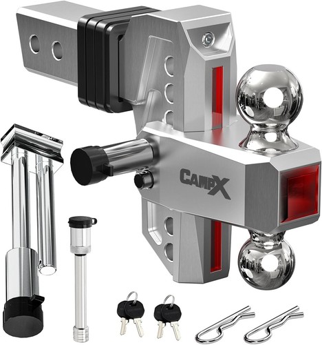 Aluminum tow hitches 6 inch - aluminum,