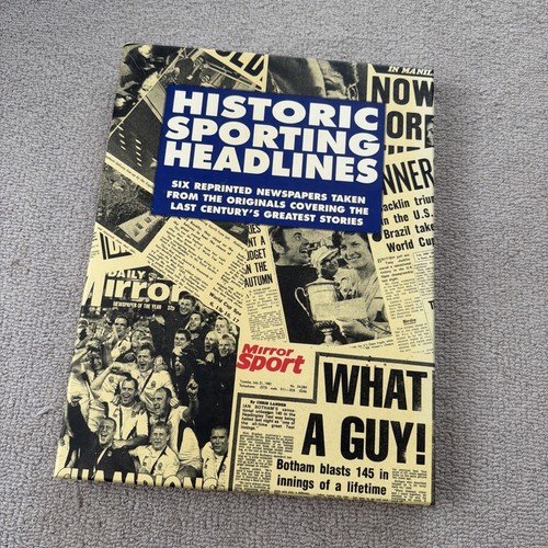 Historic sporting headlines - historic,