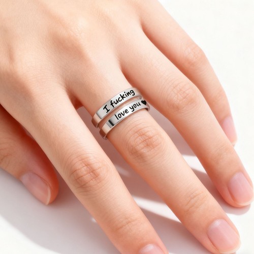Fcking love you ring women - you,