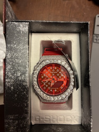 Casio shock red with - casio, g-shock
