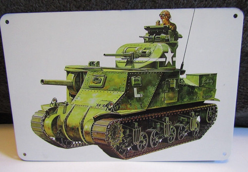 New metal sign wwii army - wwii, us