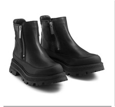 RUSSELL & BROMLEY  Zipped Double Zip Ankle Boot Cost £325 Size 6 VGC