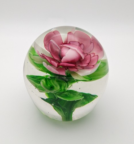 Vintage flower paperweight - vintage,