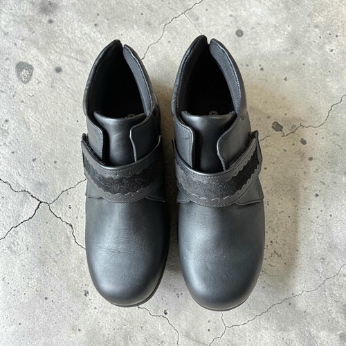 Cosyfeet black leather extra - black,