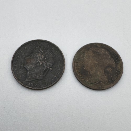 British third farthings 1827 - third,