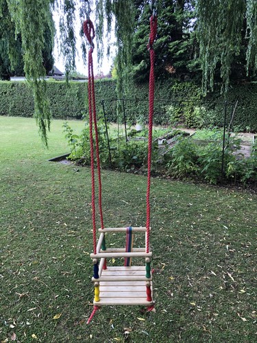 Wooden toddlers cradle swing - wooden,
