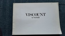 2 Vauxhall Viscount Vintage Car Brochures. 1969 And 1971