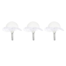  3 Pcs Bridal Floral Handle