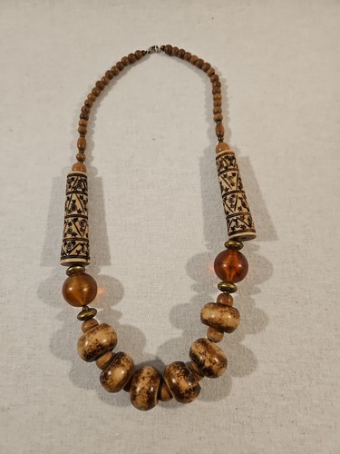 Chunky boho statement necklace - boho,