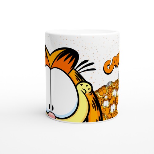 Garfield cartoon themed mug - garfield,