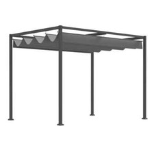Metal Pergola Gazebo Patio Sun