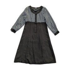 Patra Dark Green Silk And Wool