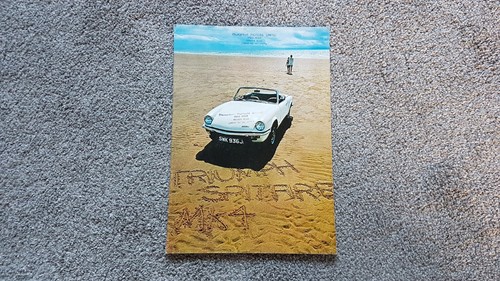Triumph spitfire mk4 - mk4, sales
