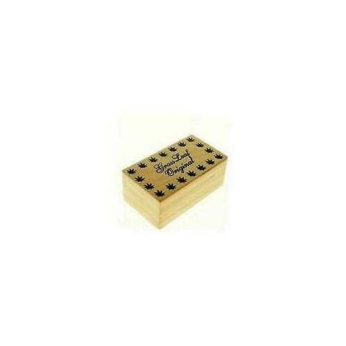 Medium wooden rolling box - medium,