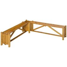 Wooden Garden Corner Bench