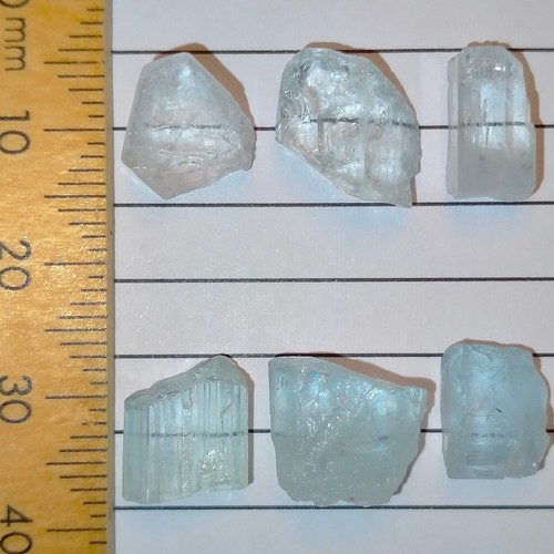 Aquamarine beryl natural rough - aquamarine,