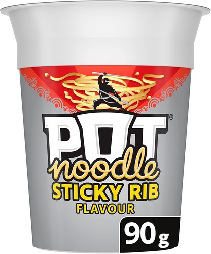 Pot noodle sticky - noodle, rib