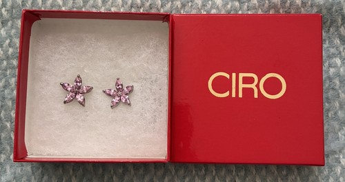 Vintage ciro flower studs - ciro,