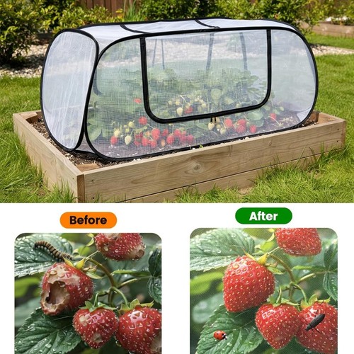 Garden mesh plant cover - garden,