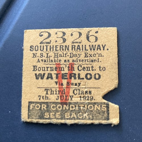 Half railway tickets - ,