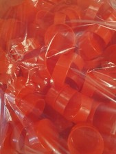 RED Scaffold Tube End Caps Push Fit Over 48.3mm Scaffold Tubes 1,000 x £79.95