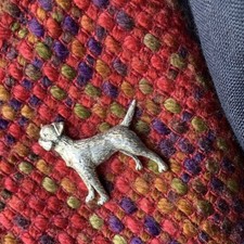 BORDER TERRIER SILVER PEWTER