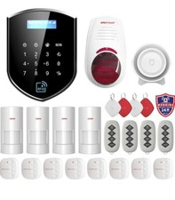 Wolf Guard WT4R-W03 Wireless Burglar Security, 2.4G WiFi + 4G Alarm (Read Advert