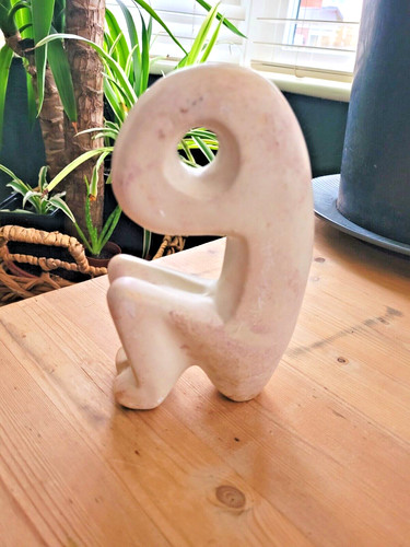 Soapstone human carved 18cm - , x