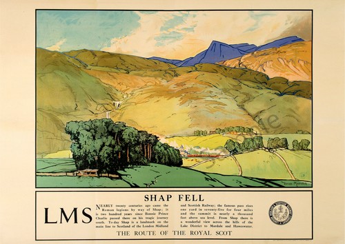 Vintage railway poster shap - vintage,