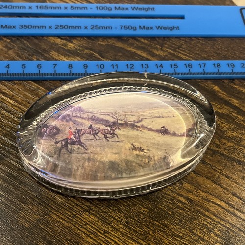 Vintage fox hunting oval - vintage,