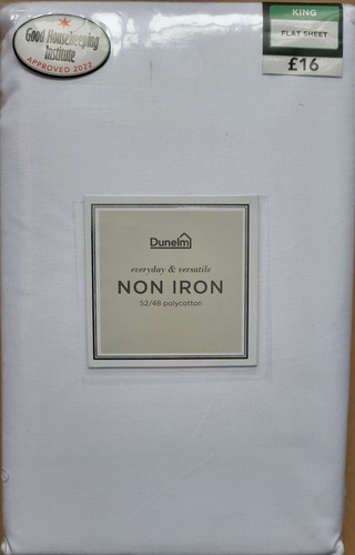 King size non iron - size, sheet