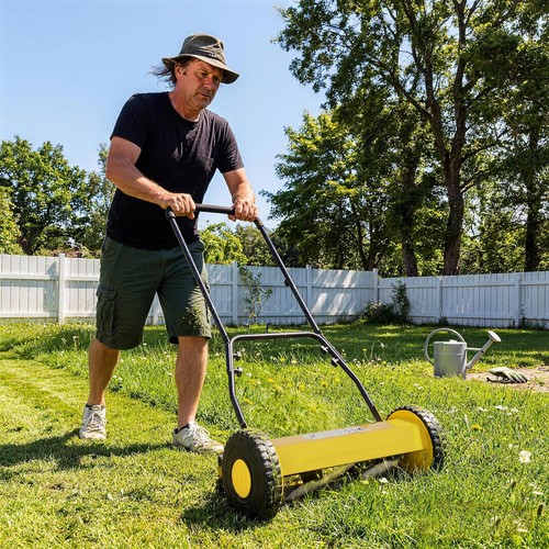 Manual push reel lawn - push,