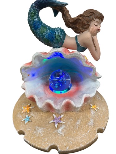 Mermaid figurine clamshell - mermaid,
