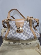 LOUIS VUITTON Damier Azur Stresa PM Shoulder Bag LV Excellent Condition 