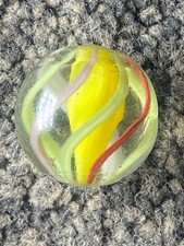 Antique German Marble yellow solid core 16mm MINT