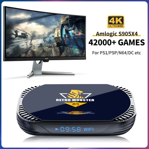 Retro game console s905x4 - game,