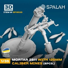 1:35 Scale 2B11 120mm Mortar