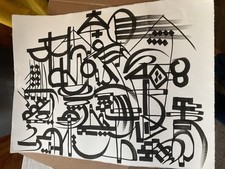 ORIGINAL SIGNED PAINTING Brush