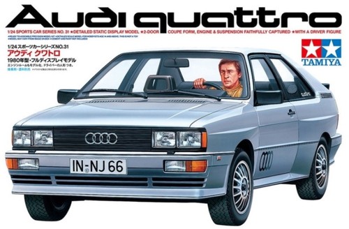 Tamiya 24031 audi quattro - tamiya, 1/24
