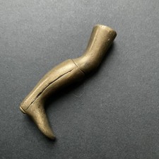 VICTORIAN PIPE TAMPER, BRASS